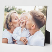 お客様のカスタム家族の写真 フォトプラーク (側面)