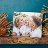 お客様のカスタム家族の写真 フォトプラーク (側面)