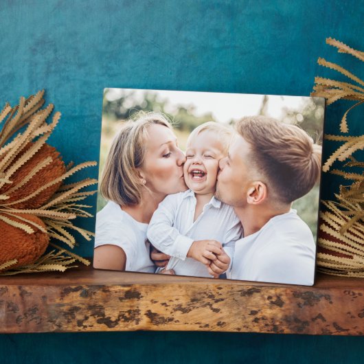 お客様のカスタム家族の写真 フォトプラーク (側面)