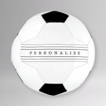 お客様のカスタム文字とモダンストライプ |黒と白