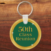 お客様のカラーと文字50thクラスの懇親会の好意 キーホルダー (裏面)