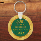 お客様のカラーと文字50thクラスの懇親会の好意 キーホルダー (正面)