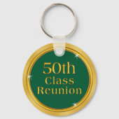 お客様のカラーと文字50thクラスの懇親会の好意 キーホルダー (裏面)