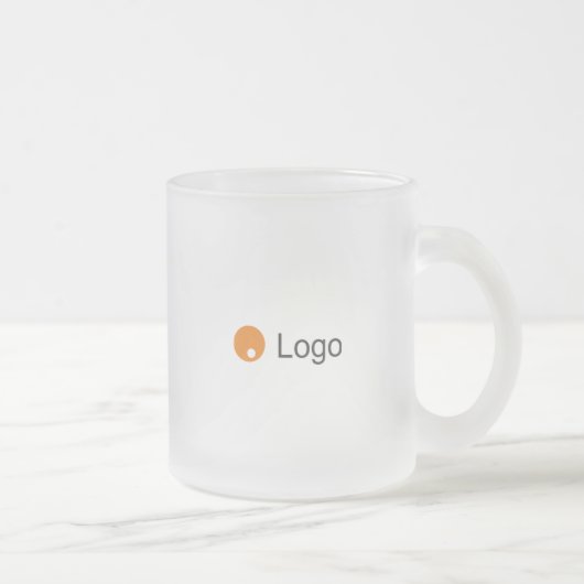 お客様のカラープロモ企業のモ フロストグラスマグカップ (右)