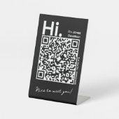 お客様のカー連絡ドのスキャンと接続 台座サイン (正面)