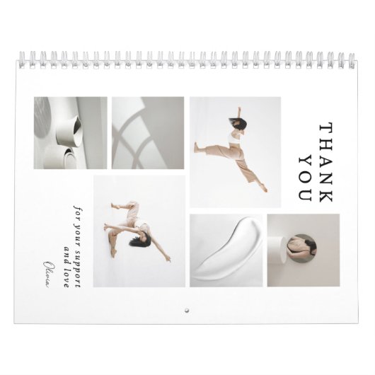 お客様のサポートとラブカレンダーに感謝 カレンダー (カバー)