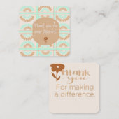 お客様のサポートに感謝: ノートカード (正面/裏面)