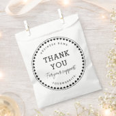 お客様のサポート紙バッグ フェイバーバッグ (クリップ留めされた状態)