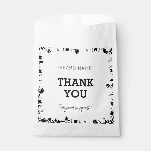 お客様のサポート紙バッグ 感謝してい |  フェイバーバッグ (正面)