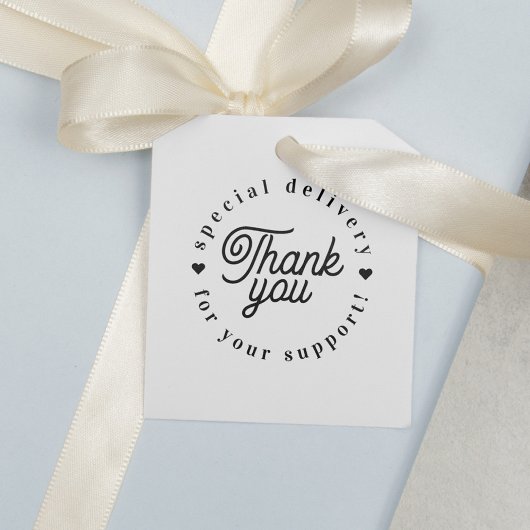 お客様のサポート配信スタンプに感謝 ラバースタンプ