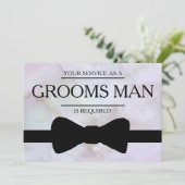 お客様のサービスは花婿介添人Groomsmanとして 招待状 (スタンド正面)