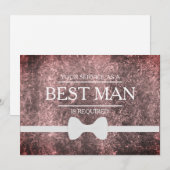 お客様のサービスは花婿介添人Groomsmanとして 招待状 (正面/裏面)