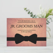 お客様のサービスは花婿介添人Groomsmanとして 招待状 (スタンド正面)