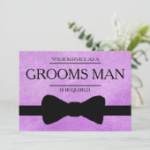 お客様のサービスは花婿介添人Groomsmanとして 招待状 (スタンド正面)