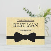 お客様のサービスは花婿介添人Groomsmanとして 招待状 (スタンド正面)