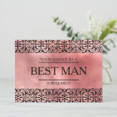 お客様のサービスは花婿介添人Groomsmanとして 招待状 (スタンド正面)