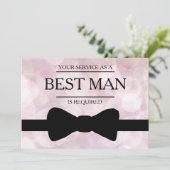 お客様のサービスは花婿介添人Groomsmanとして 招待状 (スタンド正面)