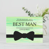 お客様のサービスは花婿介添人Groomsmanとして 招待状 (スタンド正面)