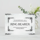 お客様のサービスは、リングや輪ベアラの招待として要求される 招待状 (スタンド正面)