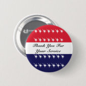 お客様のサービス退役軍人日 缶バッジ (正面&裏面)