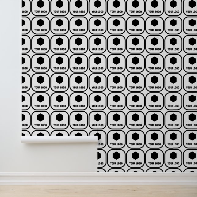 お客様のスクエアロゴのプロモーションビジネスパターン 壁紙 (アプリケーション)