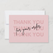 お客様のスモールビジネス向けサンキューカード サンキューカード (正面)