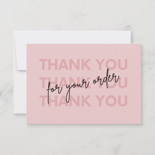 お客様のスモールビジネス向けサンキューカード サンキューカード (正面)