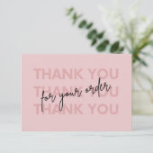 お客様のスモールビジネス向けサンキューカード サンキューカード (スタンド正面)