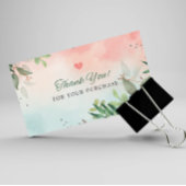 お客様のスモールビジネス向けサンキューカード 名刺