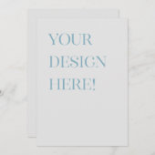 お客様のデザインはこちら – 独自のカスタムデザイン 招待状 (正面/裏面)