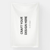 お客様のデザインまたはメッセージで飾る屋内用 横断幕 (縦)