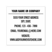 お客様のデザインカスタムアドレス自己スタンプ セルフインキングスタンプ (デザイン)