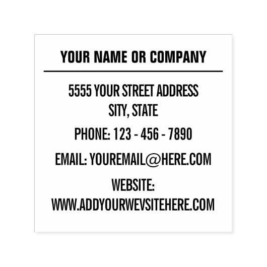 お客様のデザインカスタムアドレス自己スタンプ セルフインキングスタンプ (デザイン)