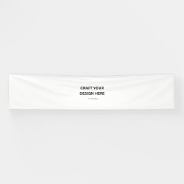 お客様のデザイン、ロゴ、メッセージでカスタマイズされた2.5'x12' 横断幕