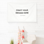 お客様のデザイン、ロゴ、メッセージでカスタマイズ 横断幕 (インサイチュ)