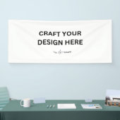 お客様のデザイン、ロゴ、メッセージでカスタマイズ 横断幕 (トレードショー)