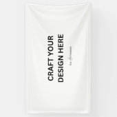 お客様のデザイン、ロゴ、メッセージでカスタマイズ 横断幕 (縦)