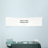 お客様のデザイン、ロゴ、メッセージでカスタマイズ 横断幕 (トレードショー)