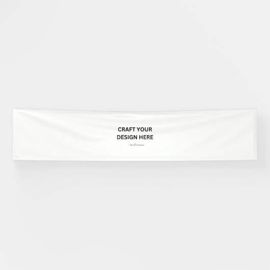 お客様のデザイン、ロゴ、メッセージでカスタマイズ 2.5'x12' 横断幕 (横)