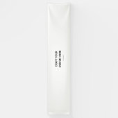 お客様のデザイン、ロゴ、メッセージでカスタマイズ 2.5'x12' 横断幕 (縦)