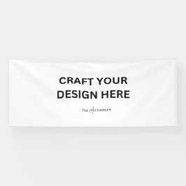 お客様のデザイン、ロゴ、メッセージを4'x10'でカスタマイズ 横断幕