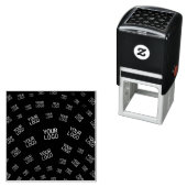 お客様のデザイン、写真、またはビジネスロゴをランダムにタイル状に配置 セルフインキングスタンプ (インサイチュ)