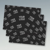 お客様のデザイン、写真、またはビジネスロゴをランダムにタイル状に配置 ラッピングペーパーシート