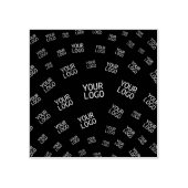 お客様のデザイン、写真、またはビジネスロゴをランダムにタイル状に配置 ラバースタンプ (インプリント)