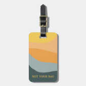 お客様のバッグおもしろいデザインカスタム文字 ラゲッジタグ (正面縦)