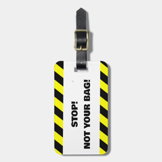 お客様のバッグ荷札ではない ラゲッジタグ (正面縦)