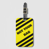 お客様のバッグ荷物タグなし ラゲッジタグ (正面縦)