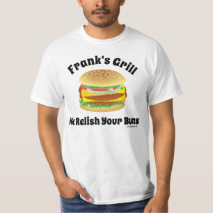 お客様のバンスハンバーガーをおもしろいお楽しみ Tシャツ