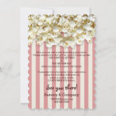 お客様のパーティの招待状12行2辺のカスタム 招待状 (裏面)