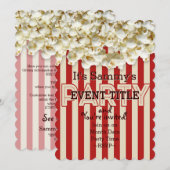 お客様のパーティの招待状12行2辺のカスタム 招待状 (正面/裏面)